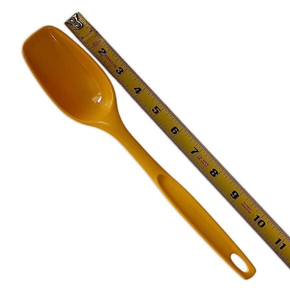 Vintage Foley Spoon Nylon Cooking Serving Utensil Bright Golden Yellow Retro - Picture 2 of 16